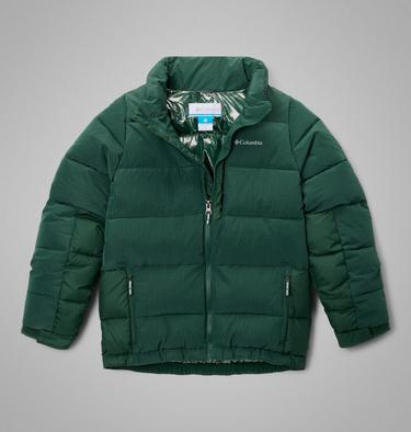 Youth Unisex Pike Lake Novelty Puffer Jacket, Color: Rain Forest, image 1
