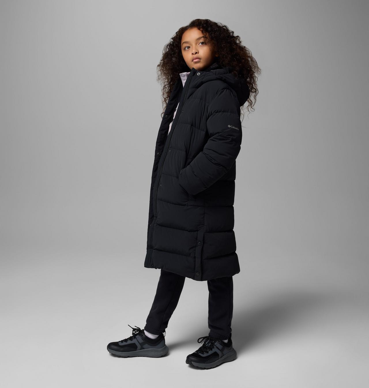 Girls' Amaze Puff™ Long Hooded Jacket