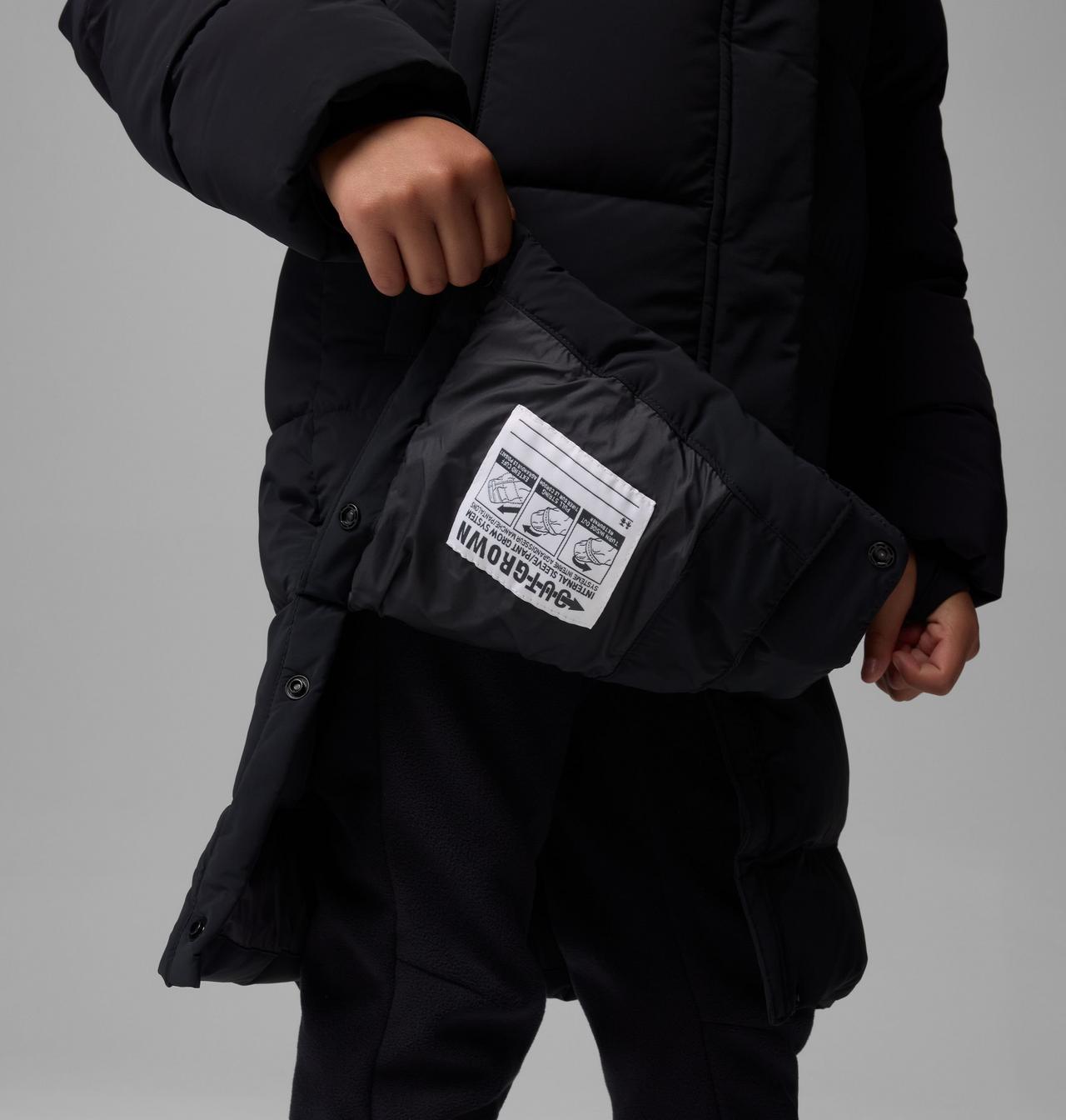 Girls' Amaze Puff™ Long Hooded Jacket