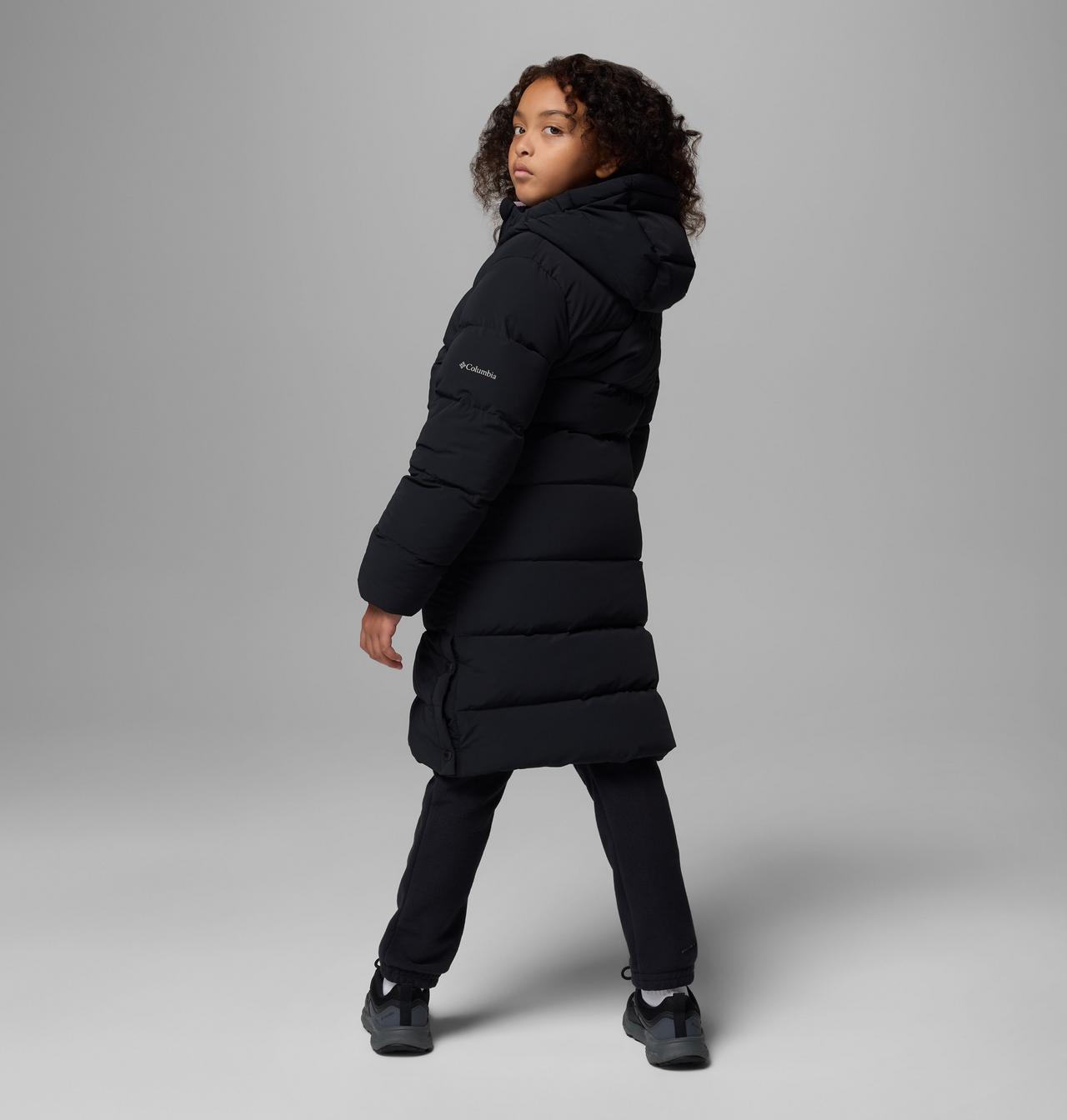 Girls' Amaze Puff™ Long Hooded Jacket