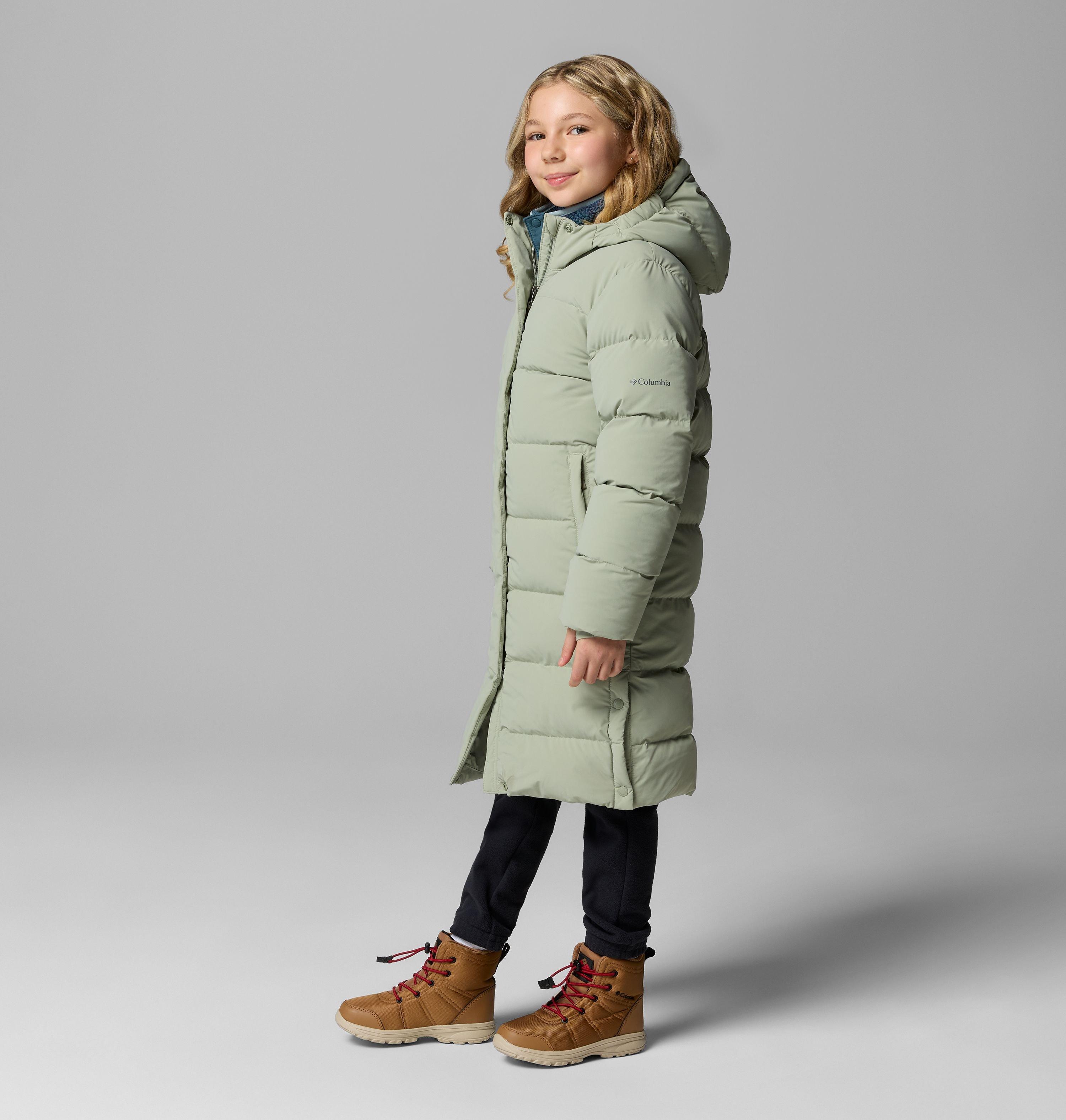 Girls' Amaze Puff Long Hooded Jacket 3