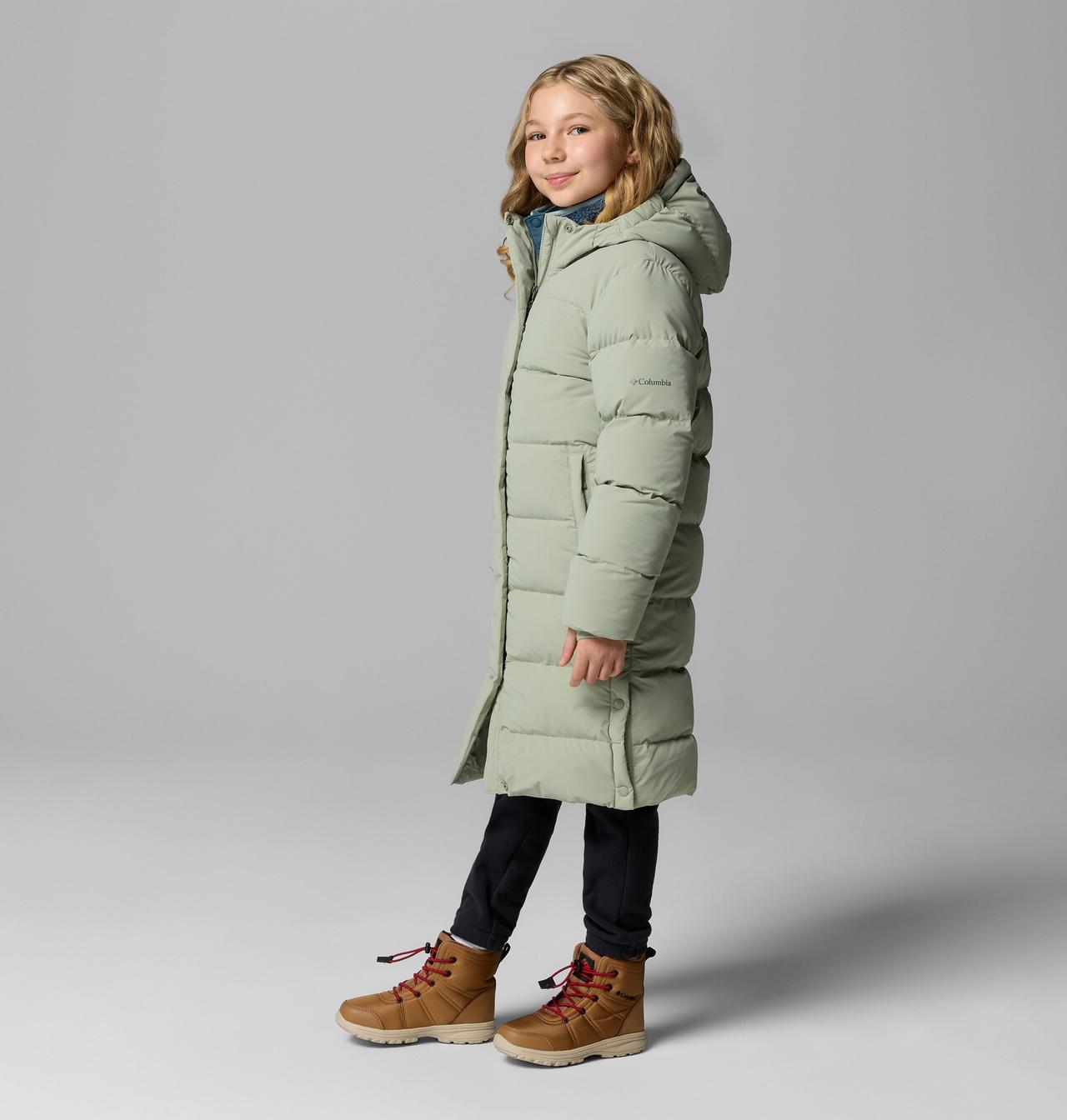 Girls' Amaze Puff™ Long Hooded Jacket 3