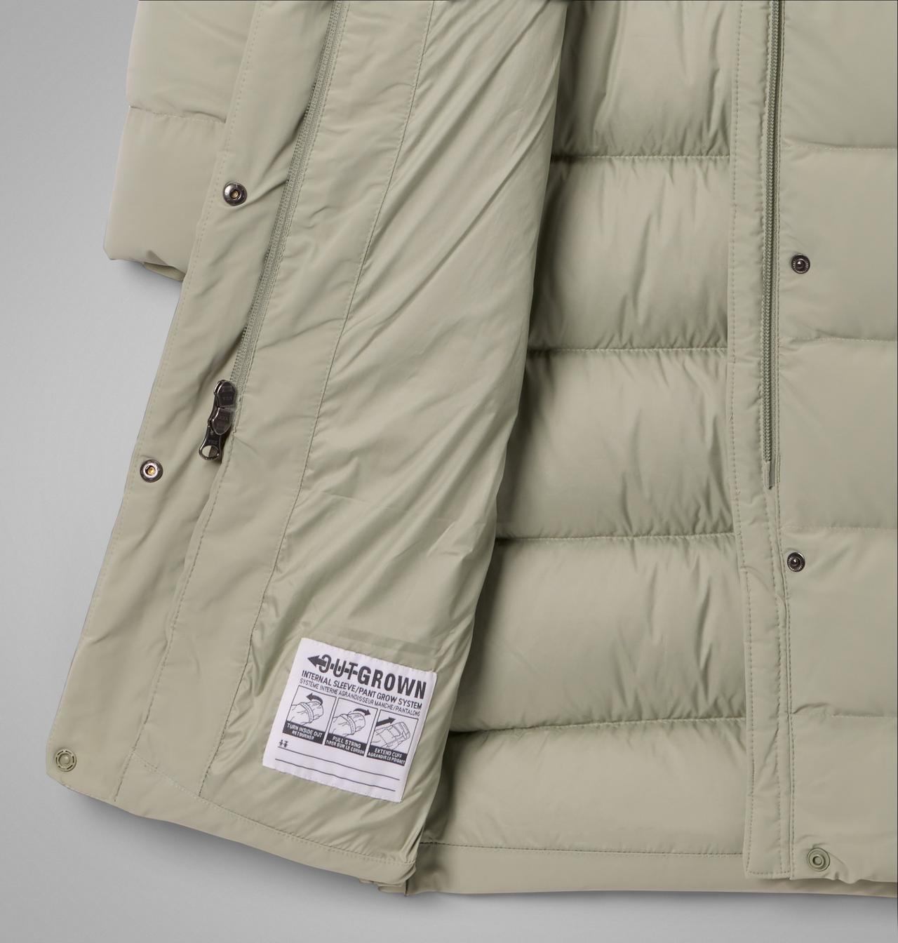 Girls' Amaze Puff™ Long Hooded Jacket | 348 | XXS 3