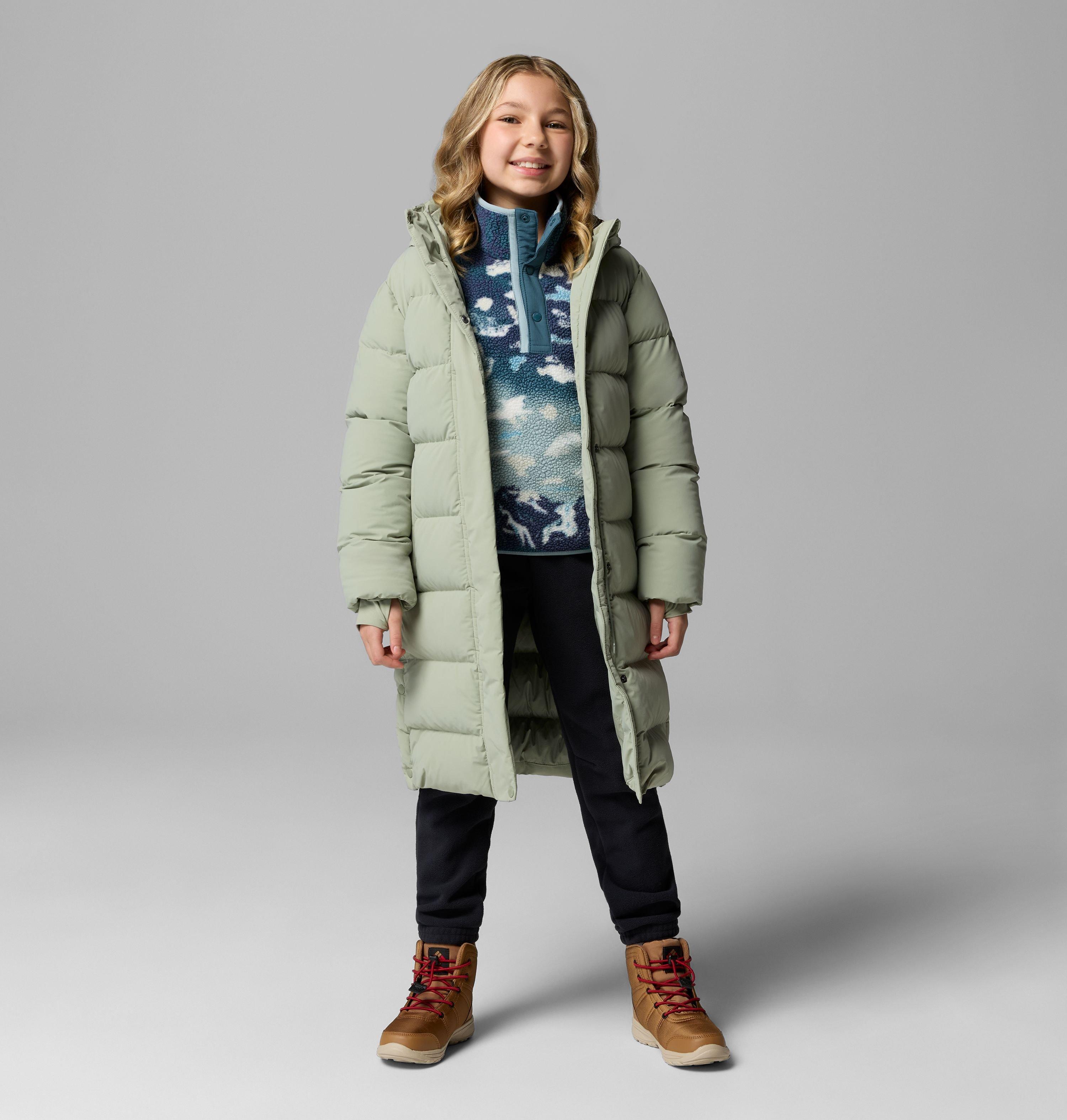 Girls' Amaze Puff Long Hooded Jacket 4