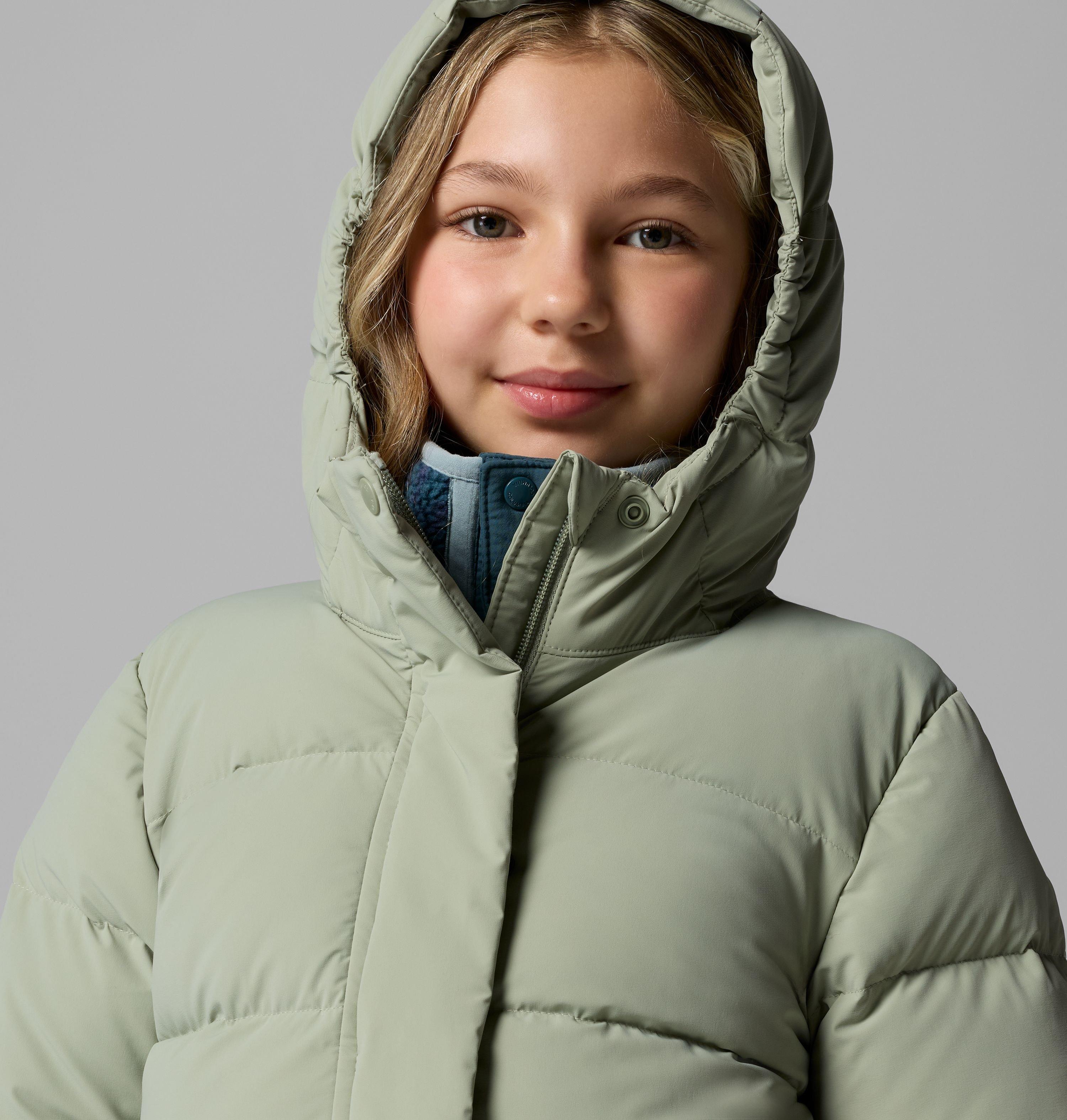 Girls' Amaze Puff Long Hooded Jacket 5