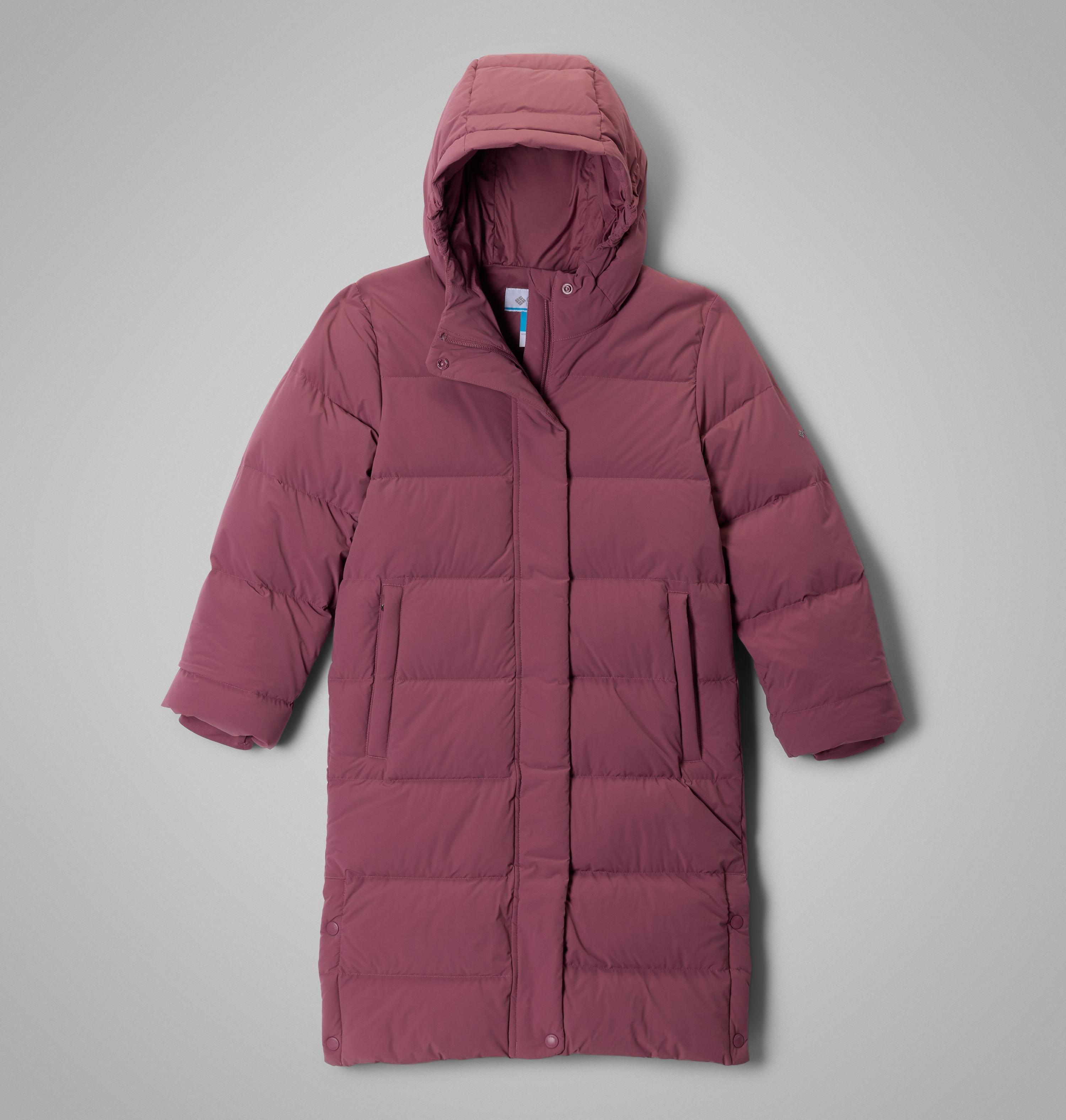 Girls' Amaze Puff Long Hooded Jacket | 551 | XL 1