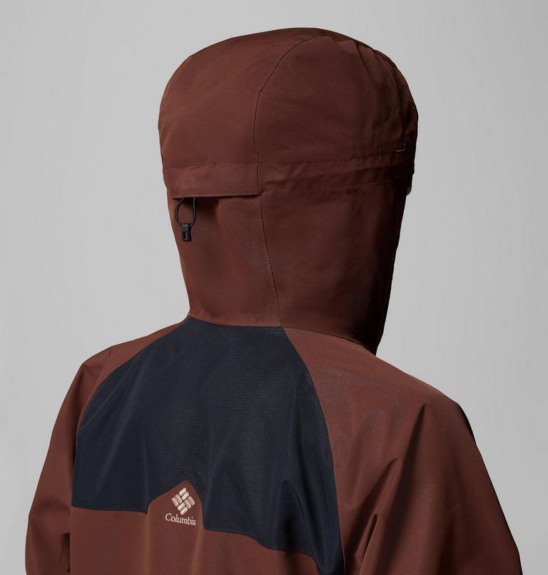Men's Coreshot Shell Waterproof Ski Jacket, Color: Tobacco, Black, Canoe, image 12