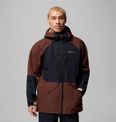 Men's Coreshot Shell Jacket, Color: Tobacco, Black, Canoe, image 3