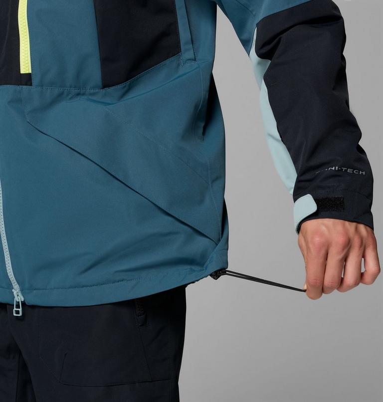 Men's Coreshot Shell Waterproof Ski Jacket, Color: Everblue, Black, Crushed Blue, image 13