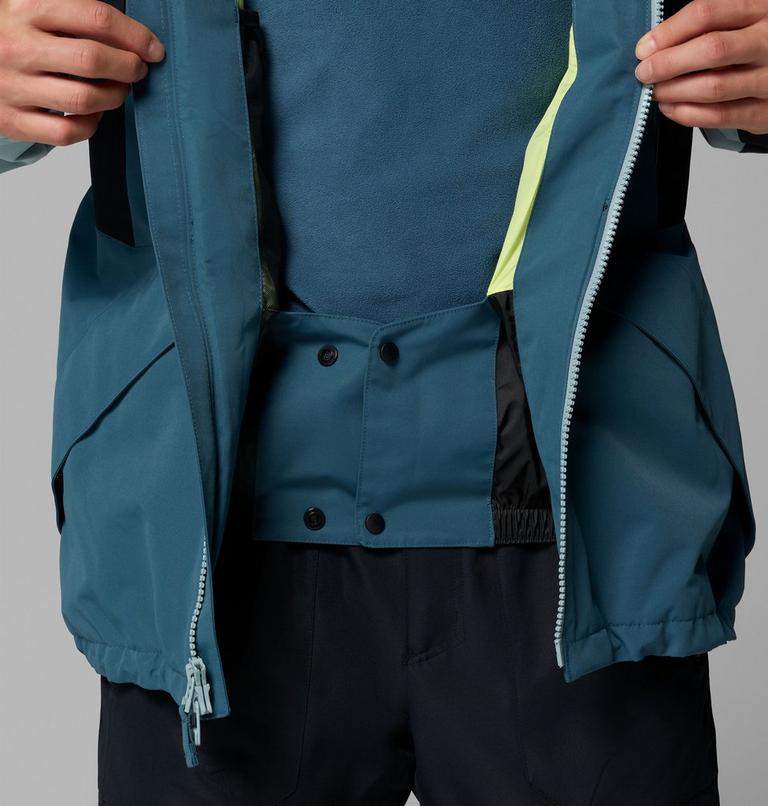 Men's Coreshot Shell Waterproof Ski Jacket, Color: Everblue, Black, Crushed Blue, image 6