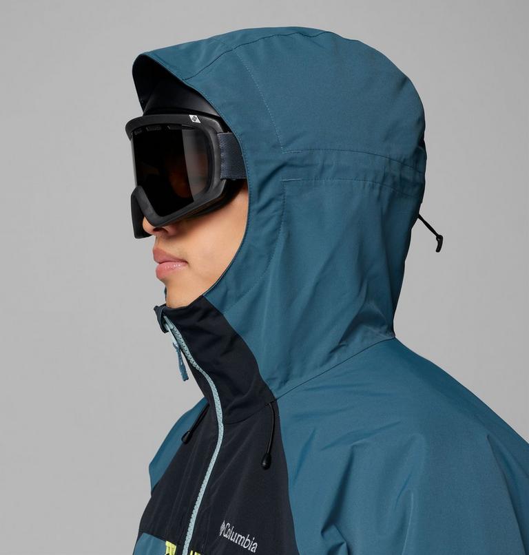 Men's Coreshot Shell Waterproof Ski Jacket, Color: Everblue, Black, Crushed Blue, image 8