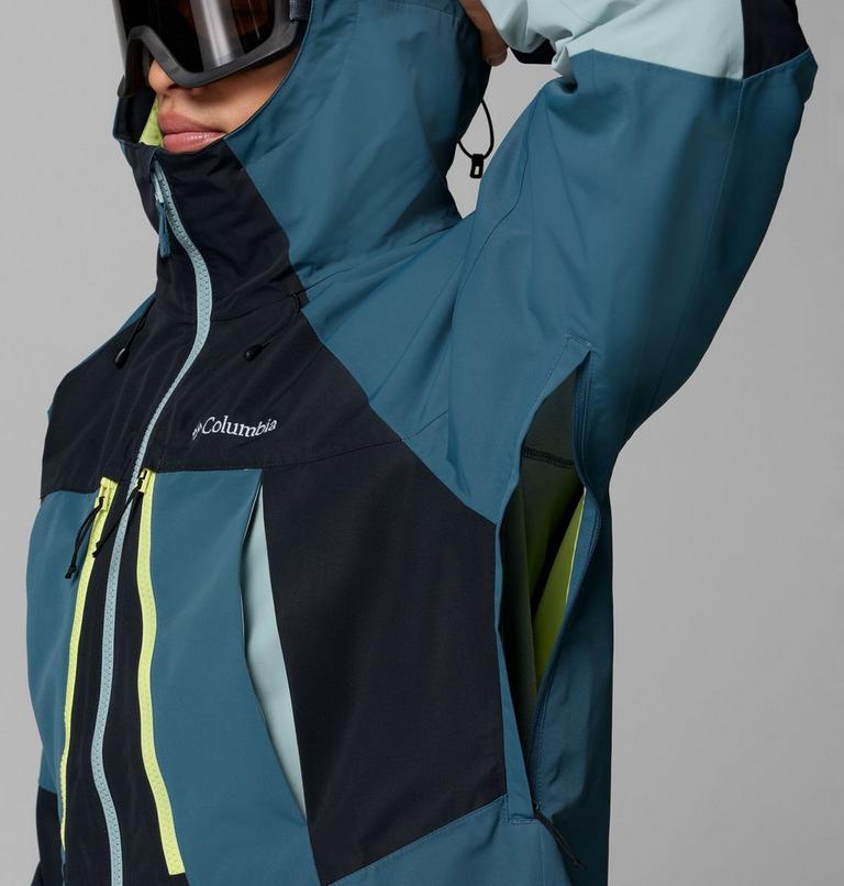 Men's Coreshot Shell Waterproof Ski Jacket, Color: Everblue, Black, Crushed Blue, image 10