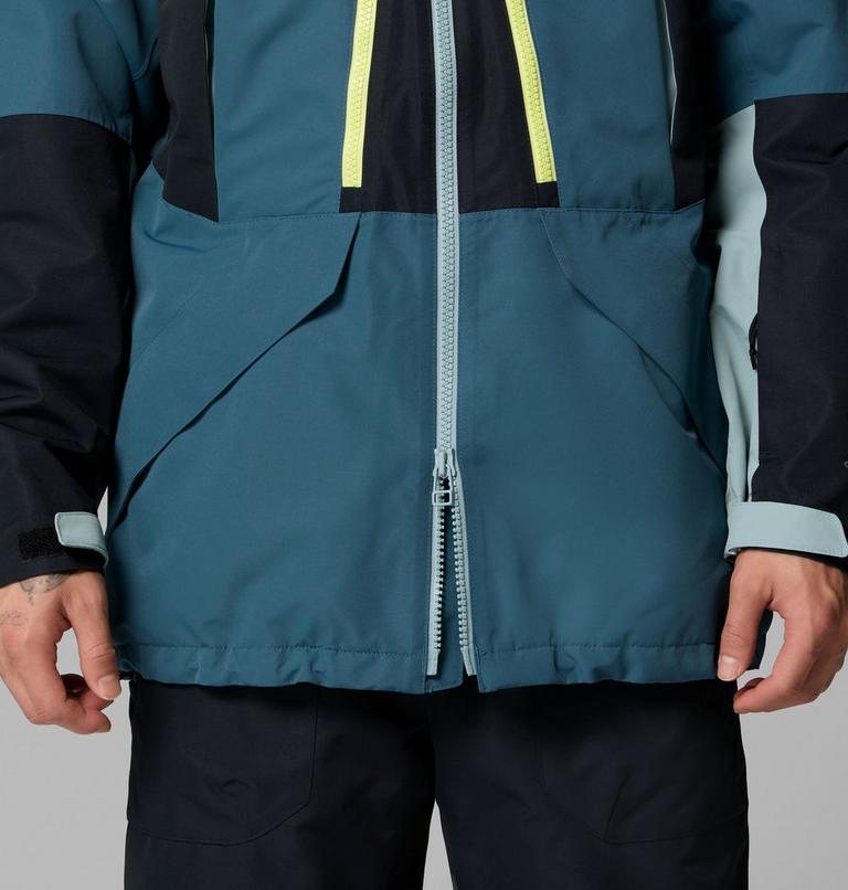 Men's Coreshot Shell Waterproof Ski Jacket, Color: Everblue, Black, Crushed Blue, image 12