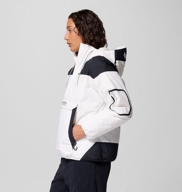 Women's Challenger Insulated Pullover Anorak, Color: Sea Salt, Black, image 8