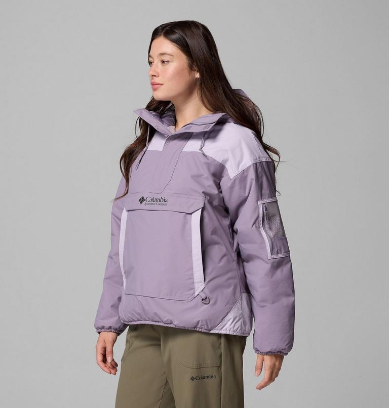 Women's Challenger Insulated Pullover Anorak, Color: Shale Purple, Lavender Pearl, image 4