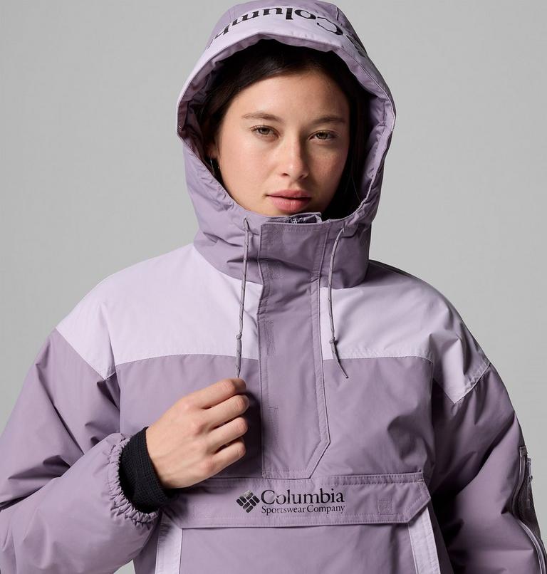 Women's Challenger Insulated Pullover Anorak, Color: Shale Purple, Lavender Pearl, image 5