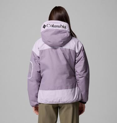 Women's Challenger Insulated Pullover Anorak, Color: Shale Purple, Lavender Pearl, image 3