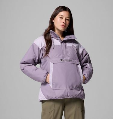 Women's Challenger Insulated Pullover, Color: Shale Purple, Lavender Pearl, image 3