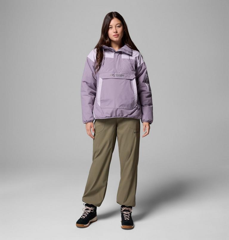 Women's Challenger Insulated Pullover Anorak, Color: Shale Purple, Lavender Pearl, image 2