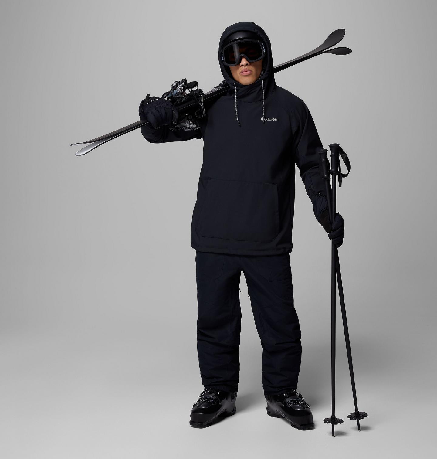 Мужское худи Columbia Coreshot Softshell, цвет: Чёрный — фото 2