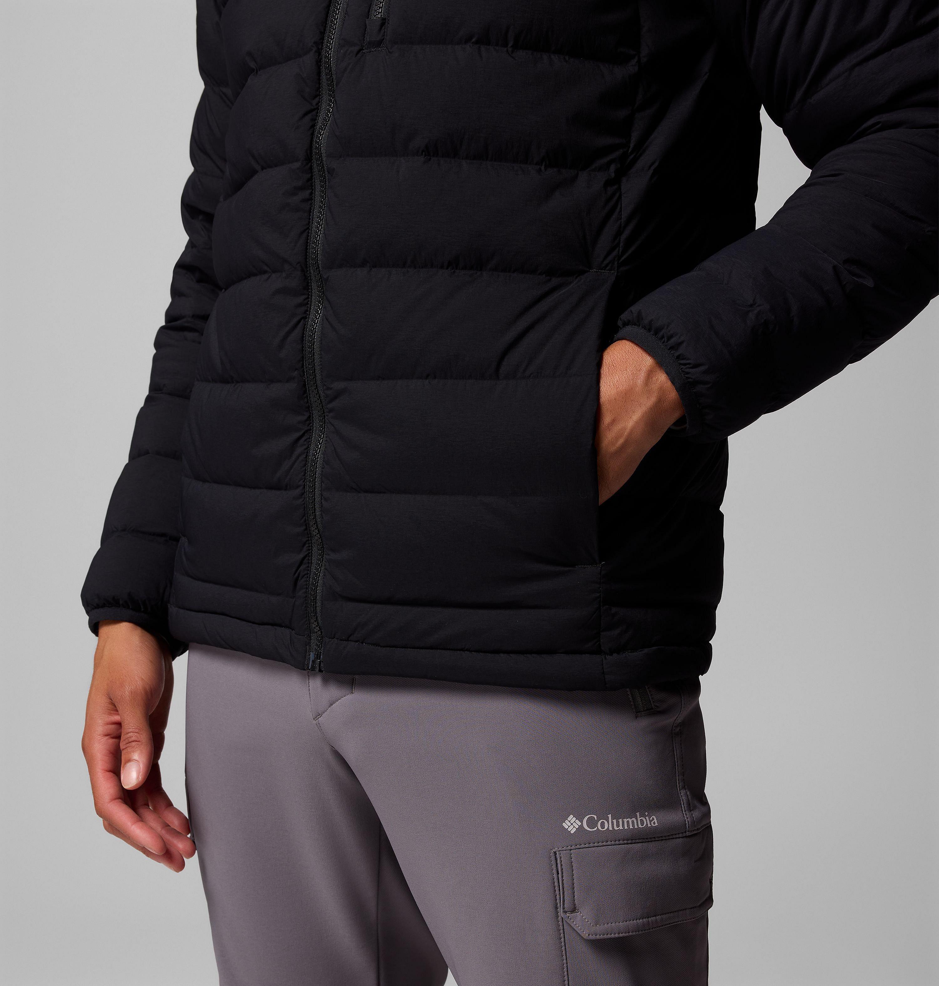 Manteau à capuchon en duvet extensible Drift Peak pour homme | 010 | M 7