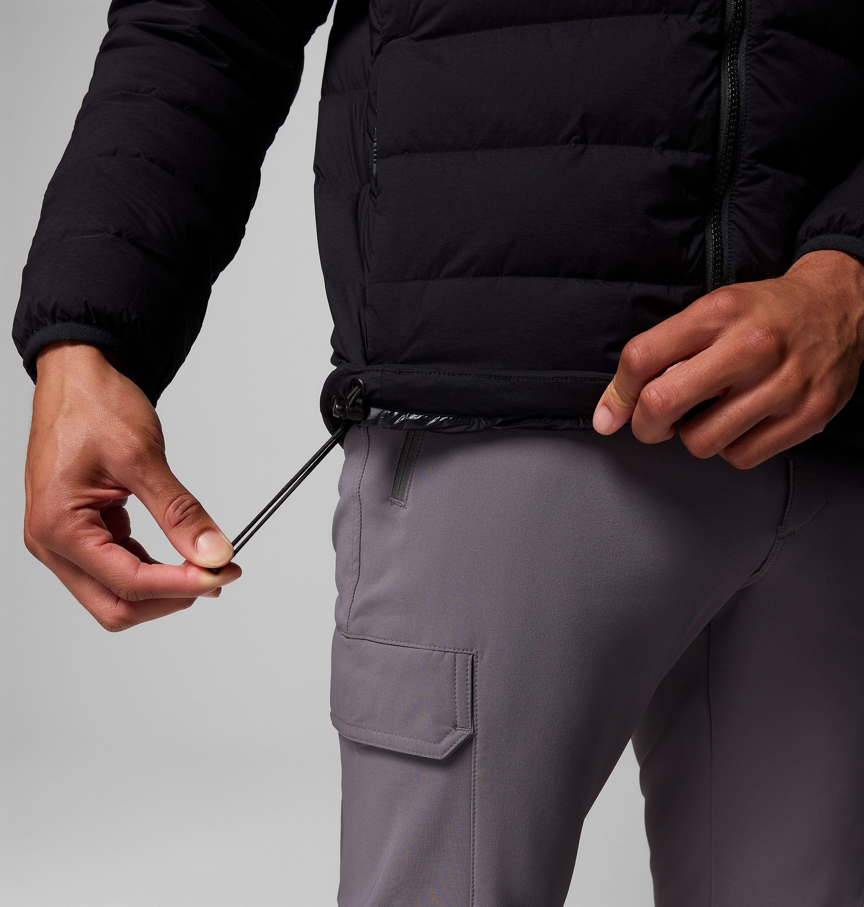 Manteau à capuchon en duvet extensible Drift Peak pour homme | 010 | M 9
