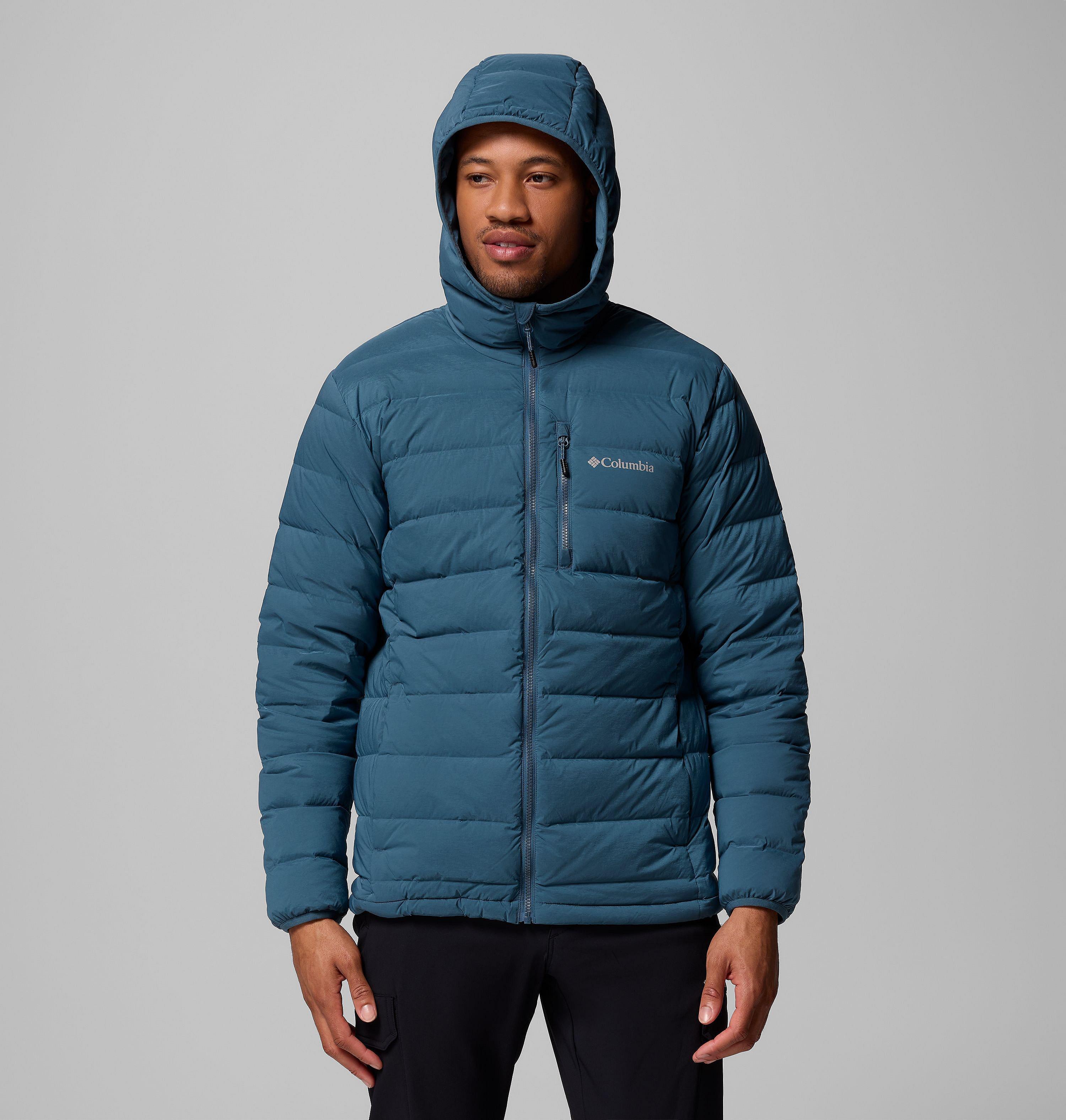 Manteau à capuchon en duvet extensible Drift Peak pour homme 5