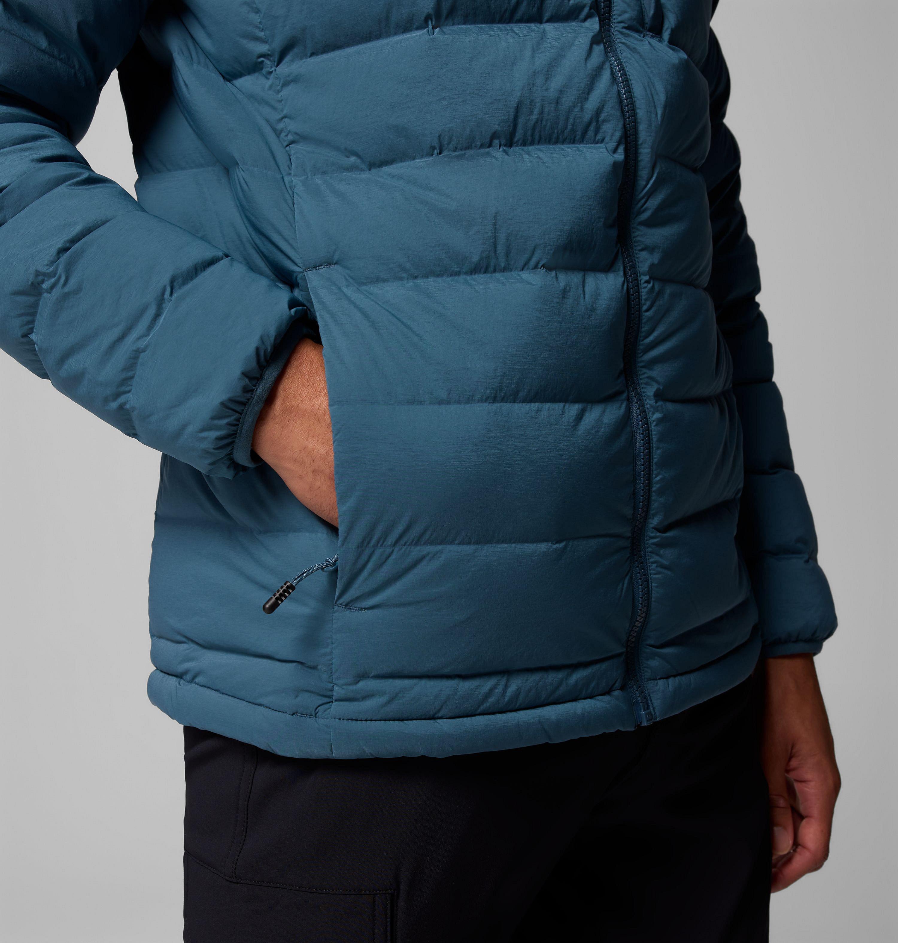 Manteau à capuchon en duvet extensible Drift Peak pour homme 7