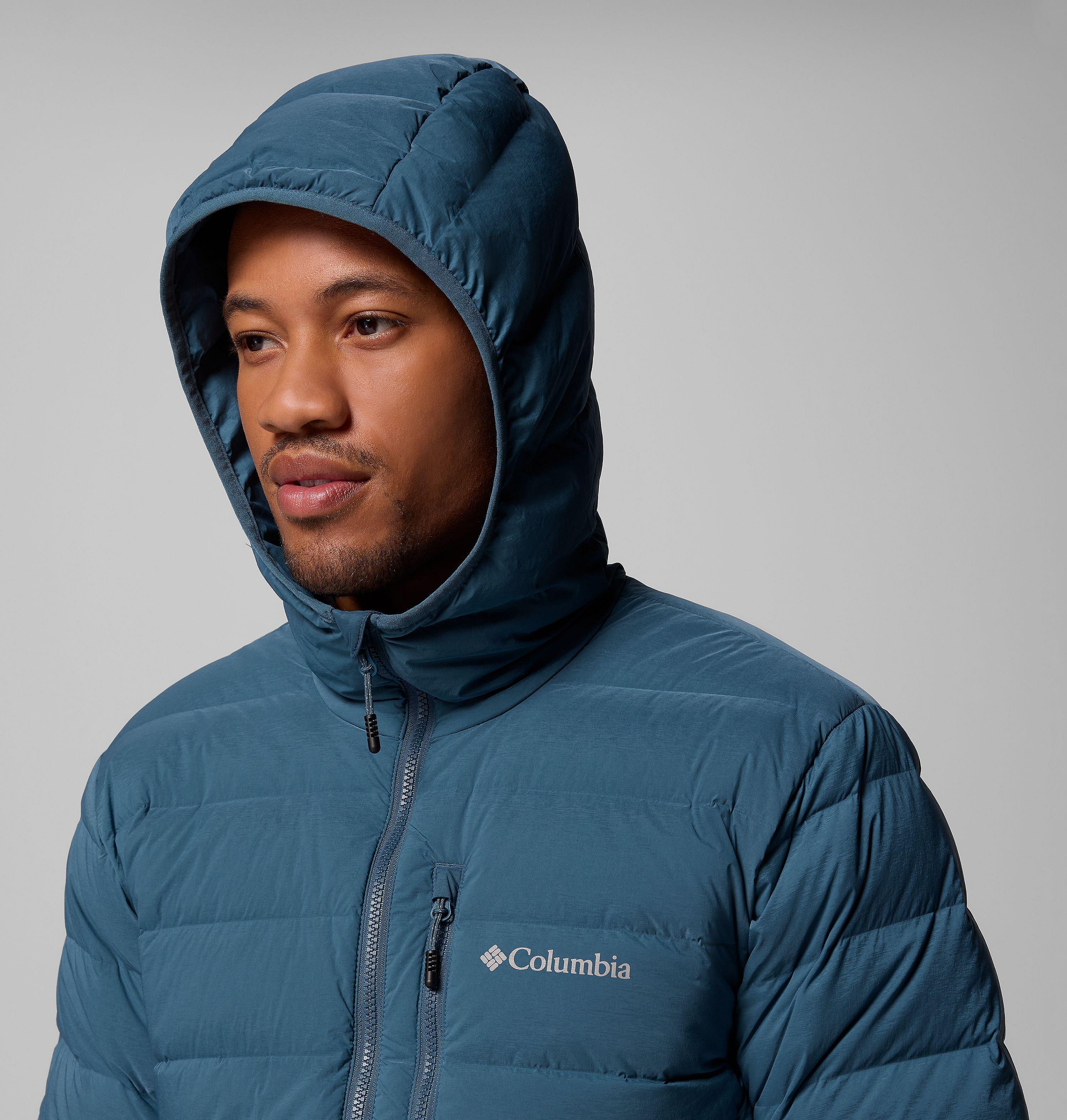 Manteau à capuchon en duvet extensible Drift Peak pour homme 8