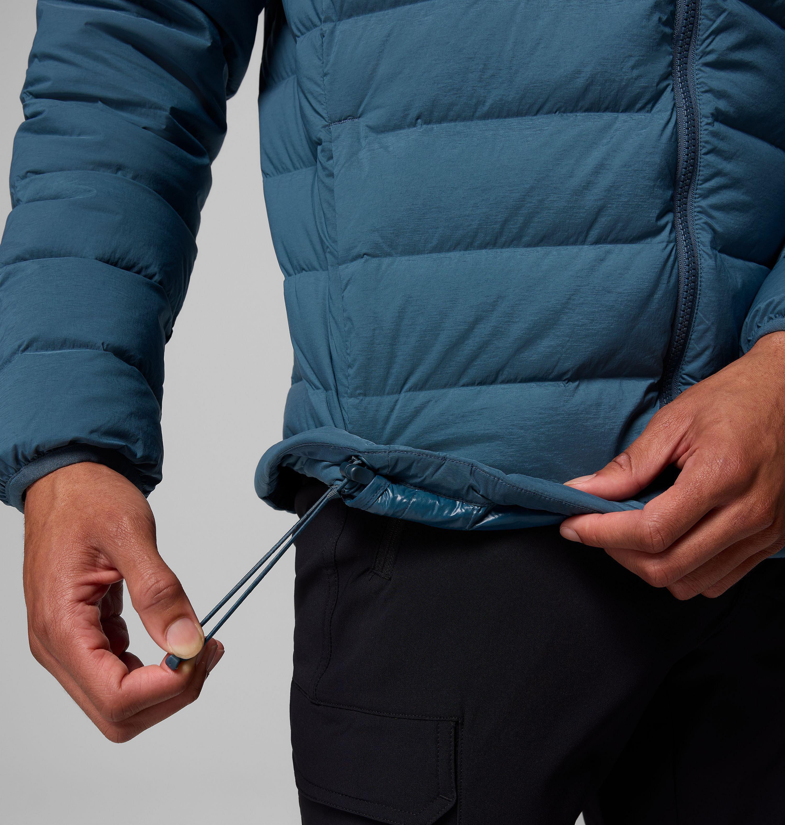 Manteau à capuchon en duvet extensible Drift Peak pour homme 9