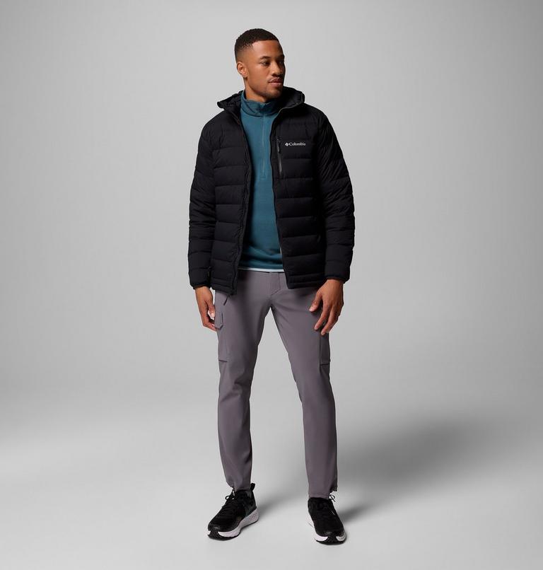 Chaqueta elástica de plumón con capucha Drift Peak para hombre, Color: Black, image 2