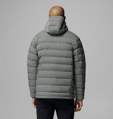 Men's Drift Peak Stretch Down Hooded Jacket, Color: Sedona Sage, image 7