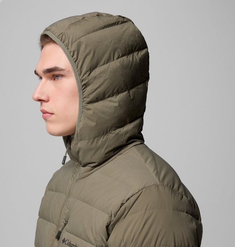 Chaqueta elástica de plumón con capucha Drift Peak para hombre, Color: Stone Green, image 8