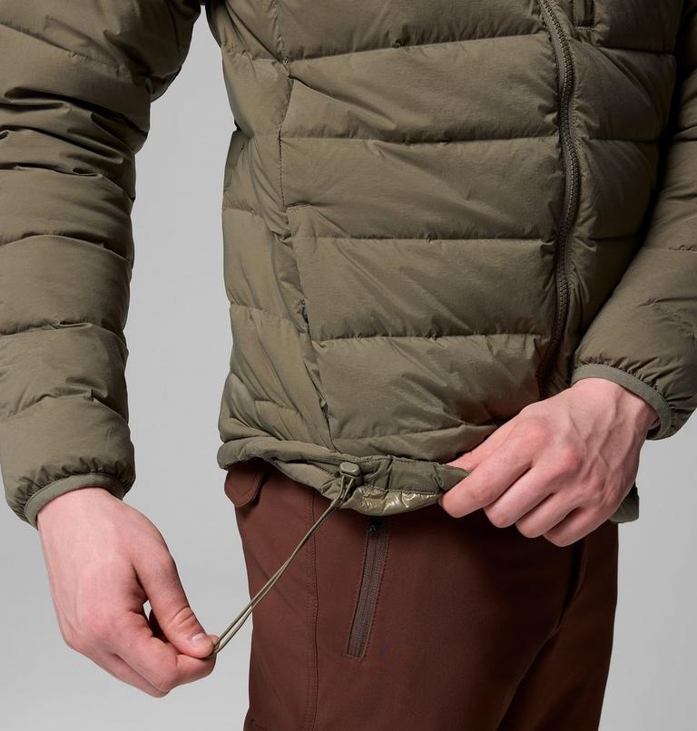 Chaqueta elástica de plumón con capucha Drift Peak para hombre, Color: Stone Green, image 9