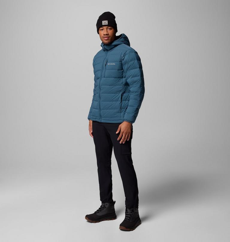 Chaqueta elástica de plumón con capucha Drift Peak para hombre, Color: Everblue, image 2