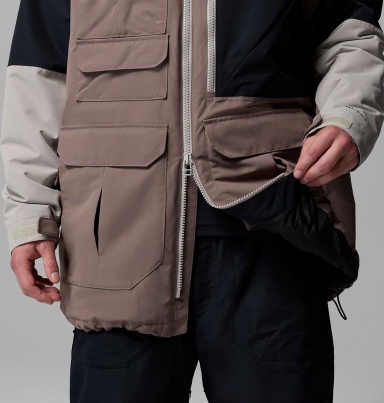 Men's Coreshot Waterproof Ski Jacket, Color: Iron, Black, Flint Grey, image 14