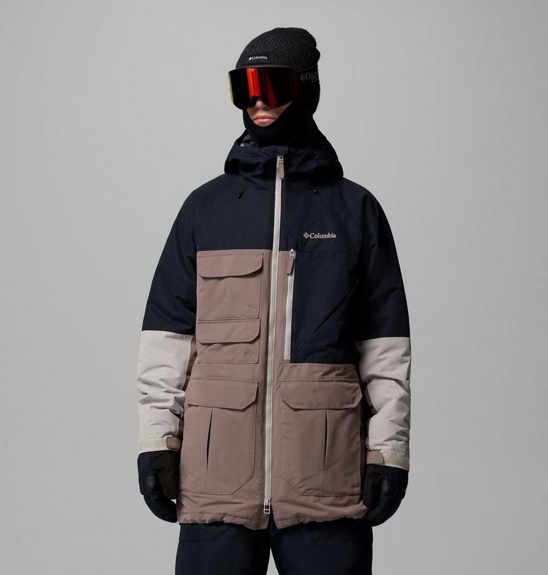 Men's Coreshot Waterproof Ski Jacket, Color: Iron, Black, Flint Grey, image 1