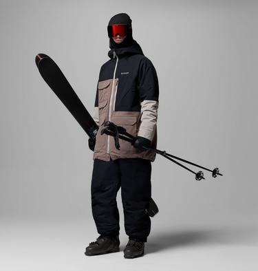 Men's Coreshot Waterproof Ski Jacket, Color: Iron, Black, Flint Grey, image 2
