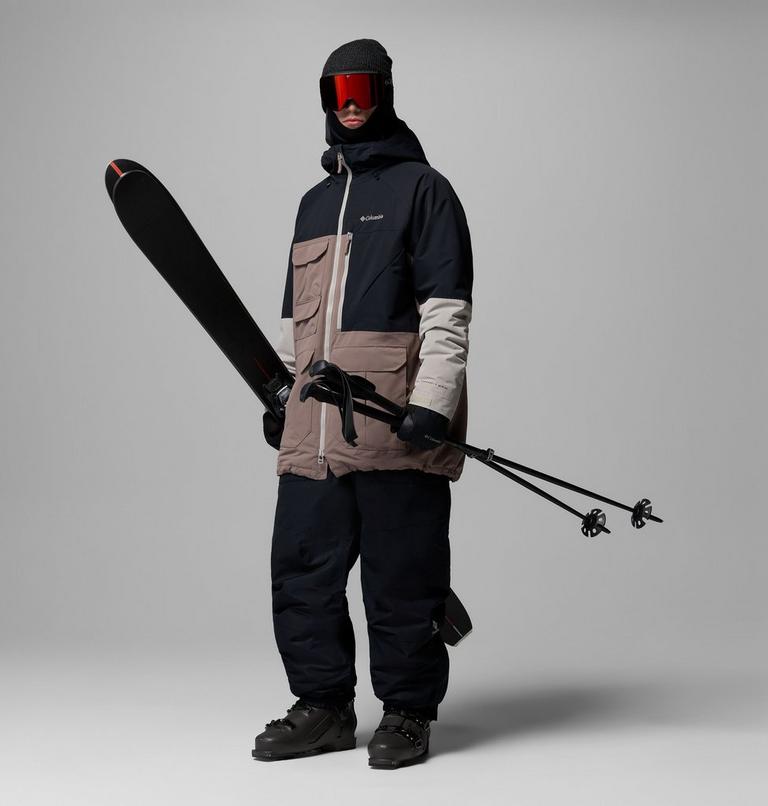 Men's Coreshot Waterproof Ski Jacket, Color: Iron, Black, Flint Grey, image 2