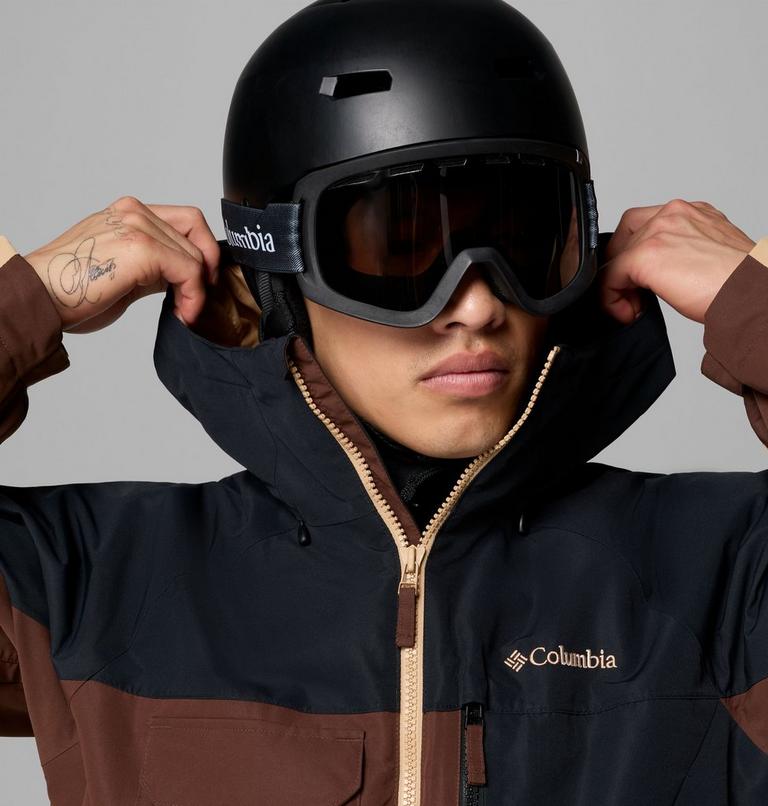Chaqueta de esquí impermeable Coreshot para hombre, Color: Tobacco, Black, Canoe, image 7