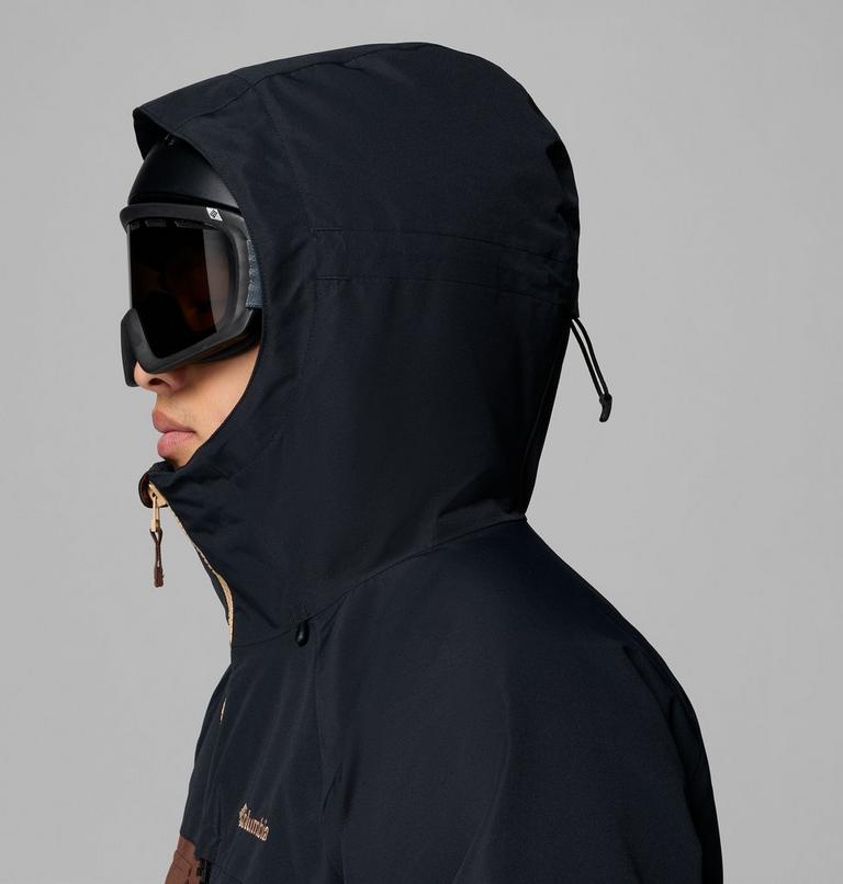 Chaqueta de esquí impermeable Coreshot para hombre, Color: Tobacco, Black, Canoe, image 8