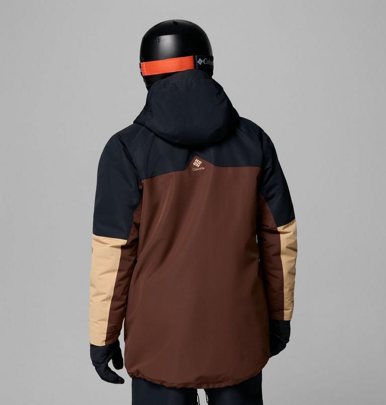 Chaqueta de esquí impermeable Coreshot para hombre, Color: Tobacco, Black, Canoe, image 3