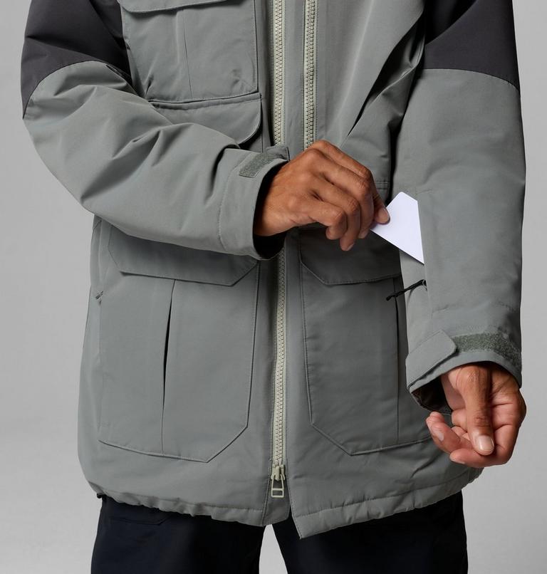 Men's Coreshot Waterproof Ski Jacket, Color: Sedona Sage, Shark, image 11