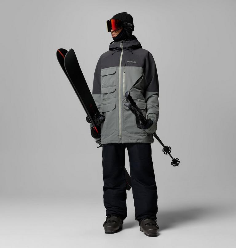 Men's Coreshot Waterproof Ski Jacket, Color: Sedona Sage, Shark, image 2