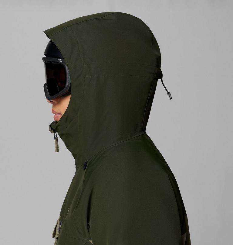 Chaqueta de esquí impermeable Coreshot para hombre, Color: Stone Green, Greenscape, Black, image 8