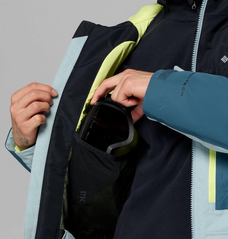 Chaqueta de esquí impermeable Coreshot para hombre, Color: Crushed Blue, Black, Everblue, image 5