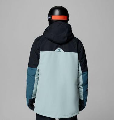 Men's Coreshot Waterproof Ski Jacket, Color: Crushed Blue, Black, Everblue, image 3