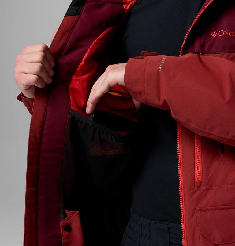 Veste de Ski Imperm&eacute;able Coreshot Homme, Color: Red Oxide, Rich Wine, image 6