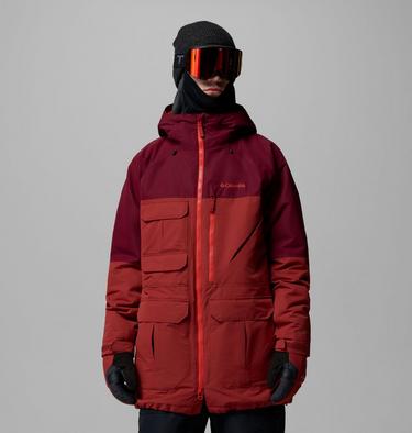 Veste de Ski Imperm&eacute;able Coreshot Homme, Color: Red Oxide, Rich Wine, image 1
