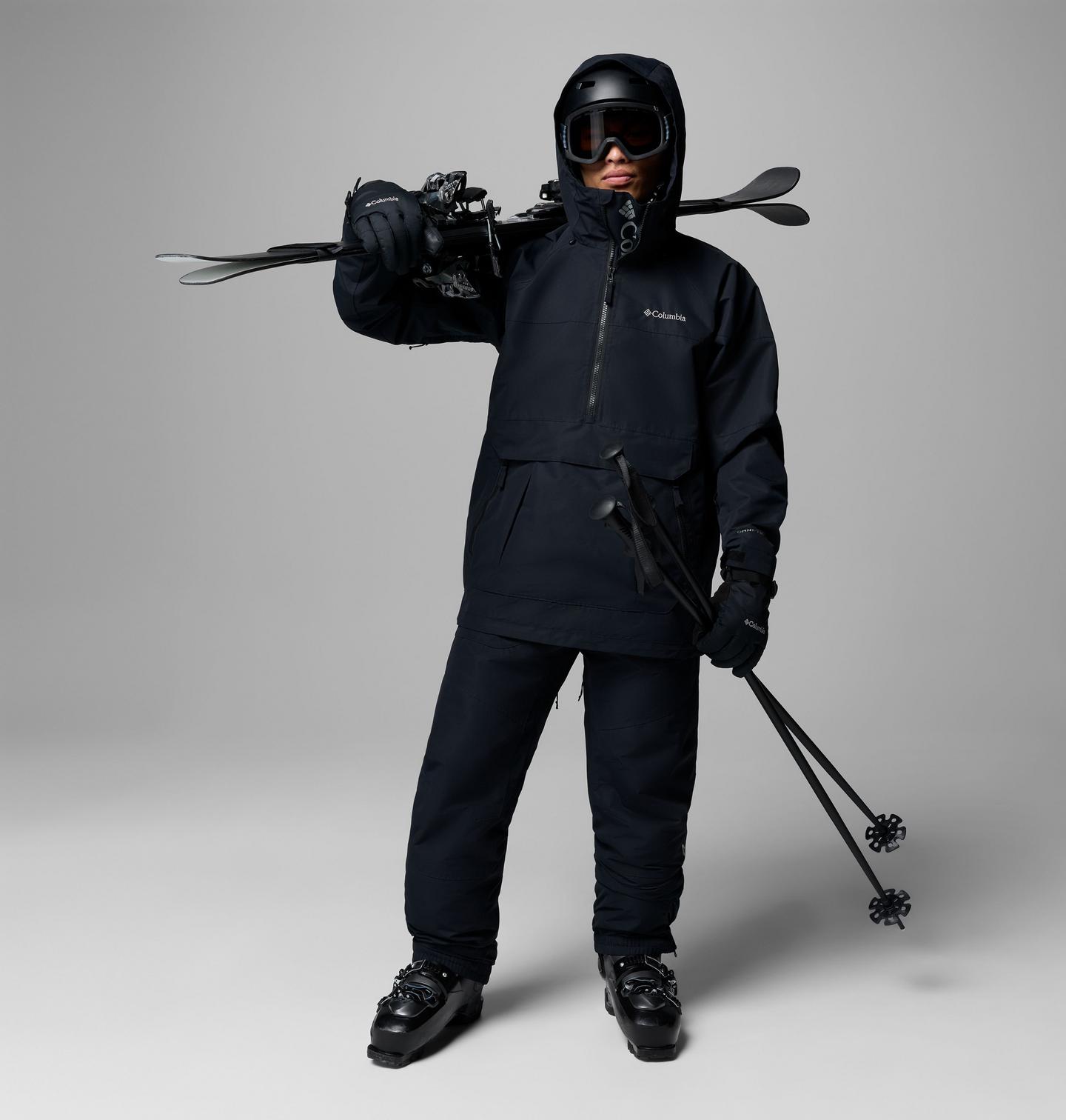 Мужская куртка Columbia Coreshot Anorak, цвет: Чёрный — фото 2